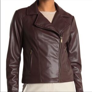SAM EDELMAN Faux Leather Moto Jacket